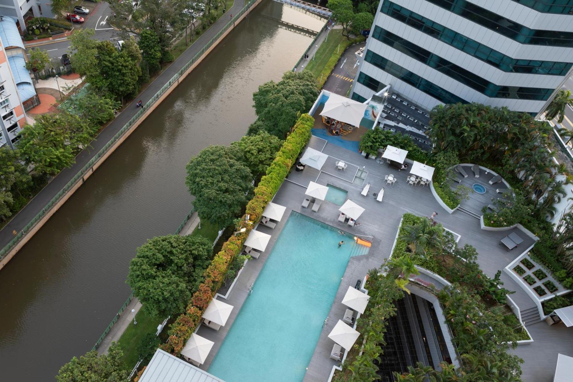 Fraser Suites Singapore Bagian luar foto